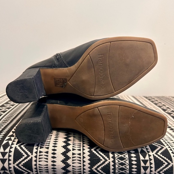 Franco Sarto black heeled boot, size 8.5 - Picture 2 of 5